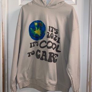 lonely ghost it’s cool to care hoodie